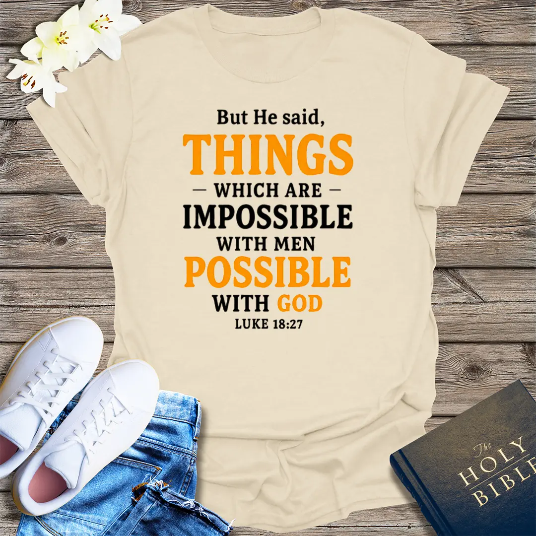 All Things Are Possible T-Shirt - Natural