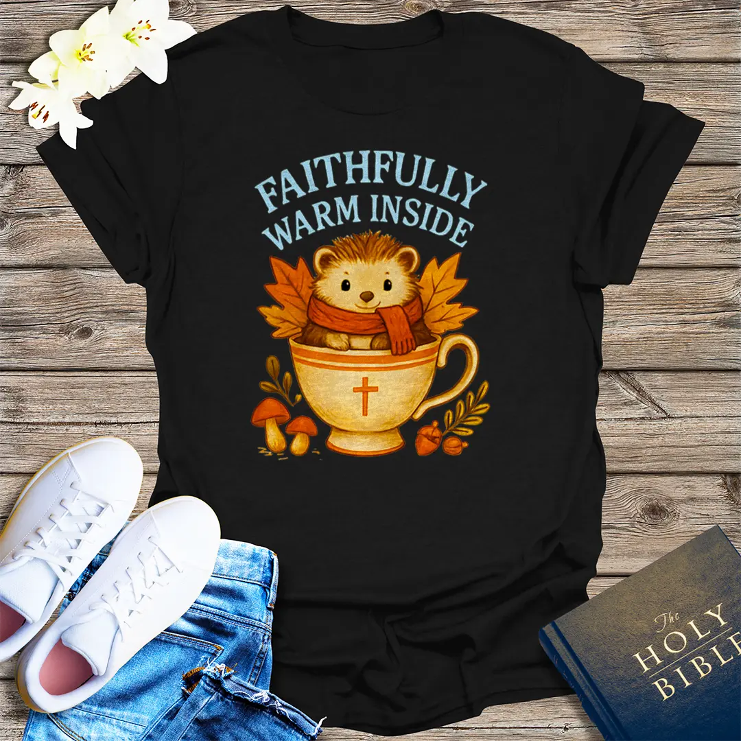 Faithfully Warm Inside T-Shirt - Black
