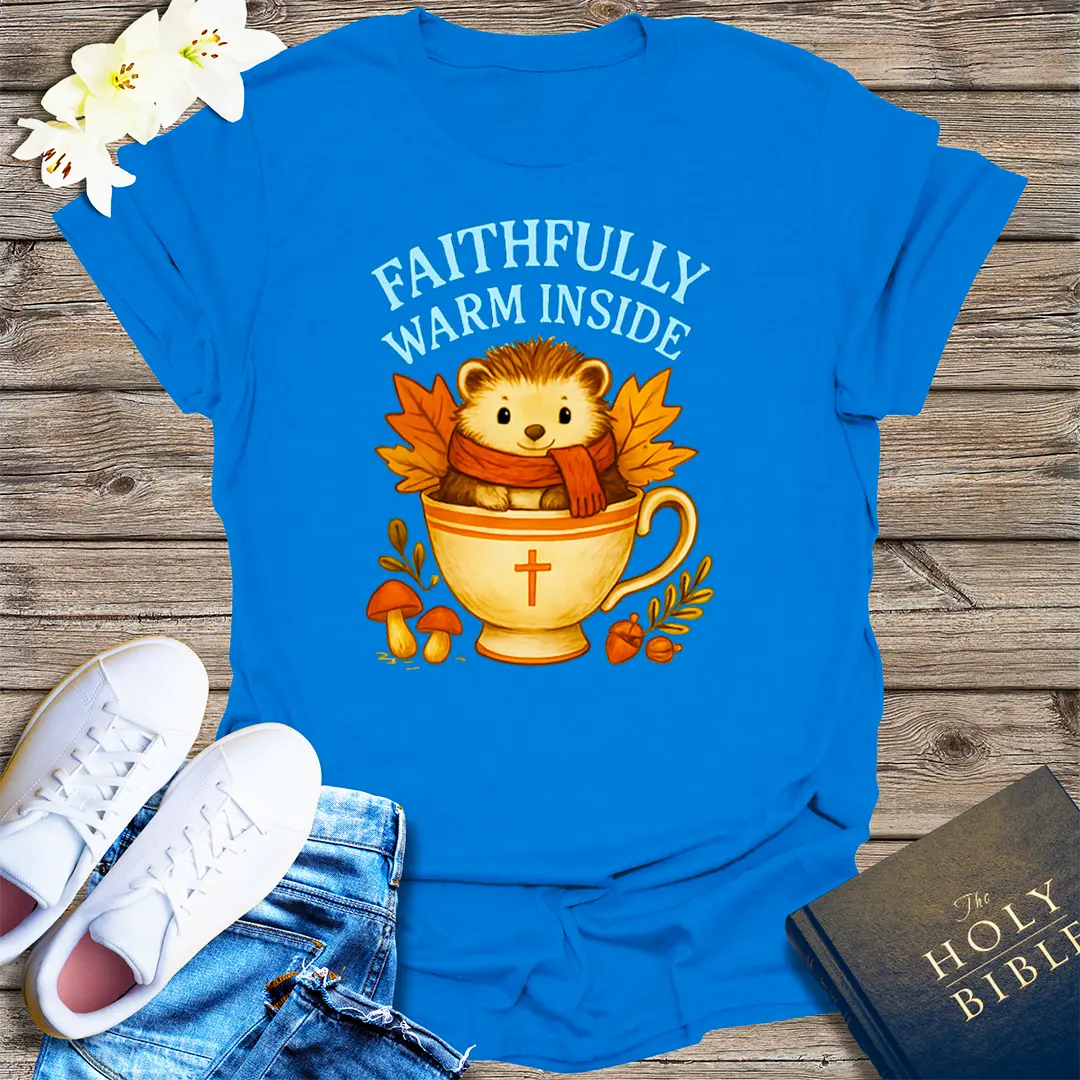 Faithfully Warm Inside T-Shirt - Royal