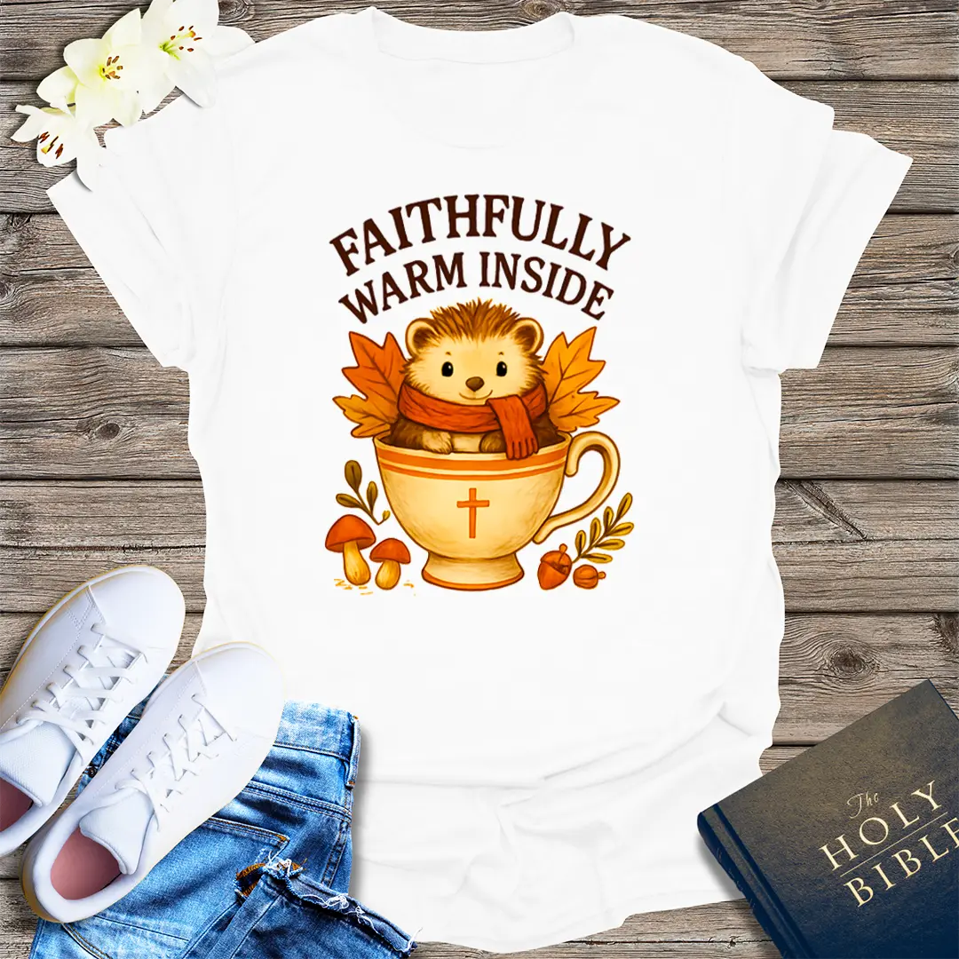 Faithfully Warm Inside T-Shirt - White