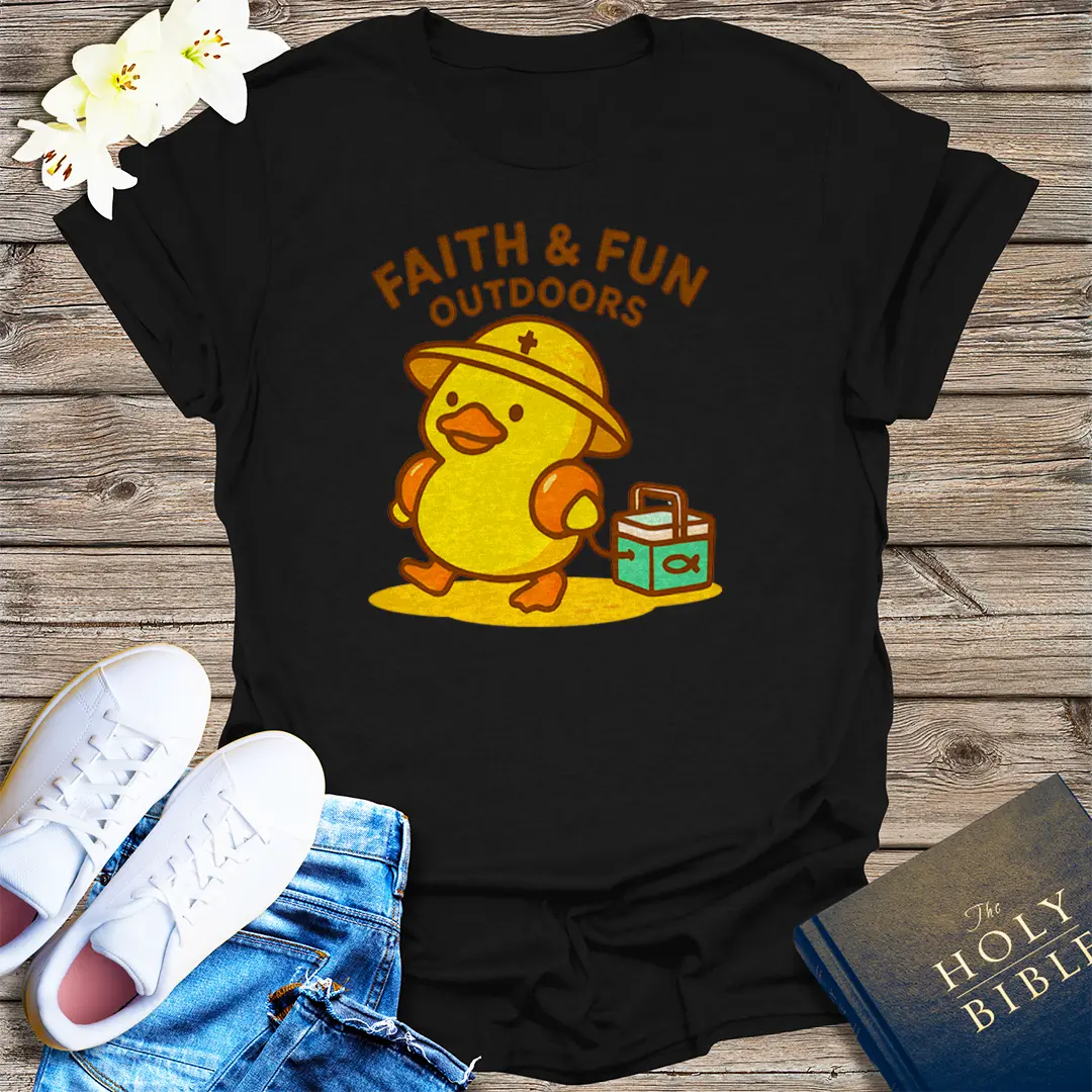 Faith & Fun Outdoors T-Shirt - Black