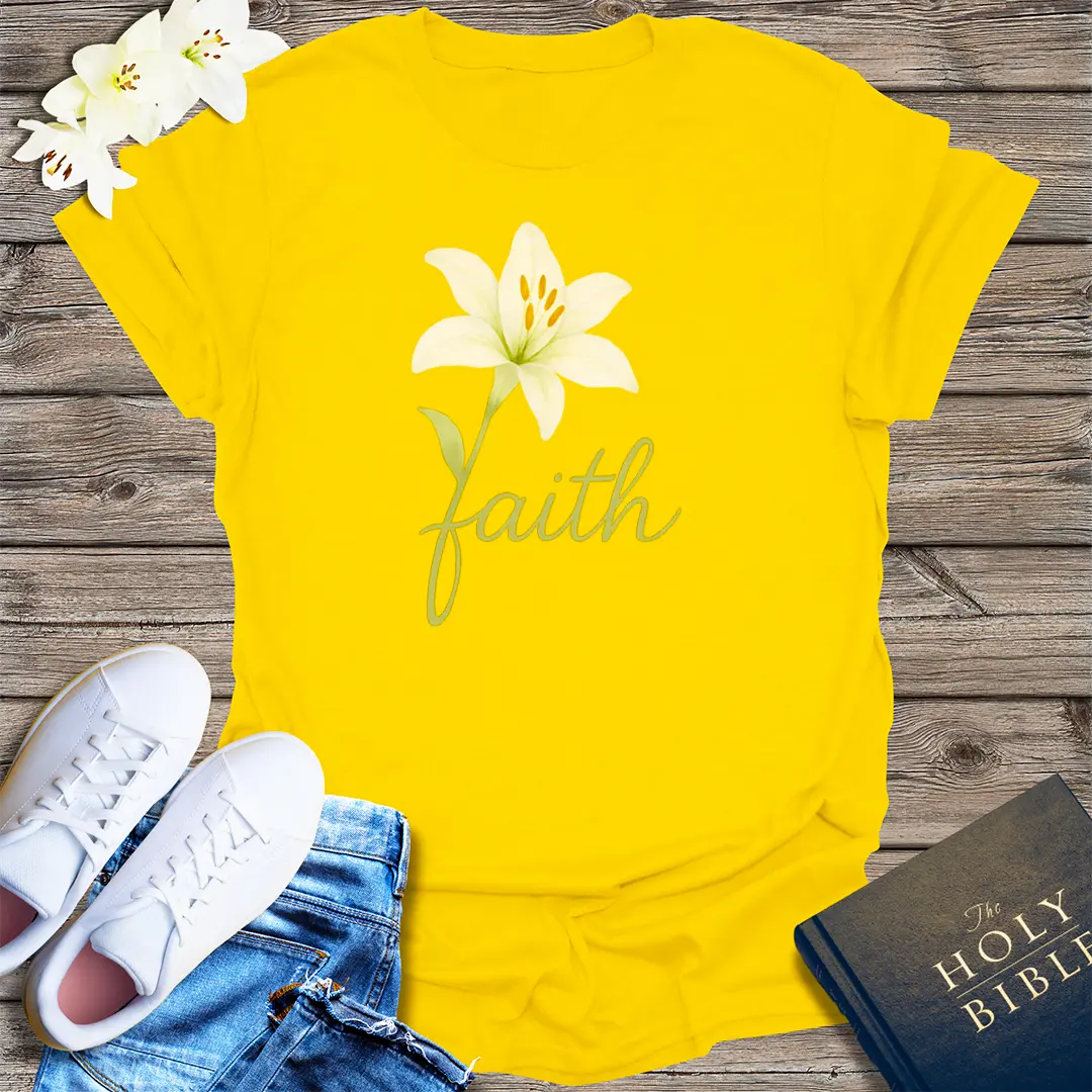 Floral Faith Bloom T-Shirt - Daisy