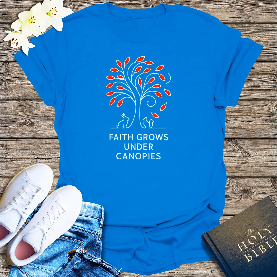 Faith Under Canopies T-Shirt - Royal