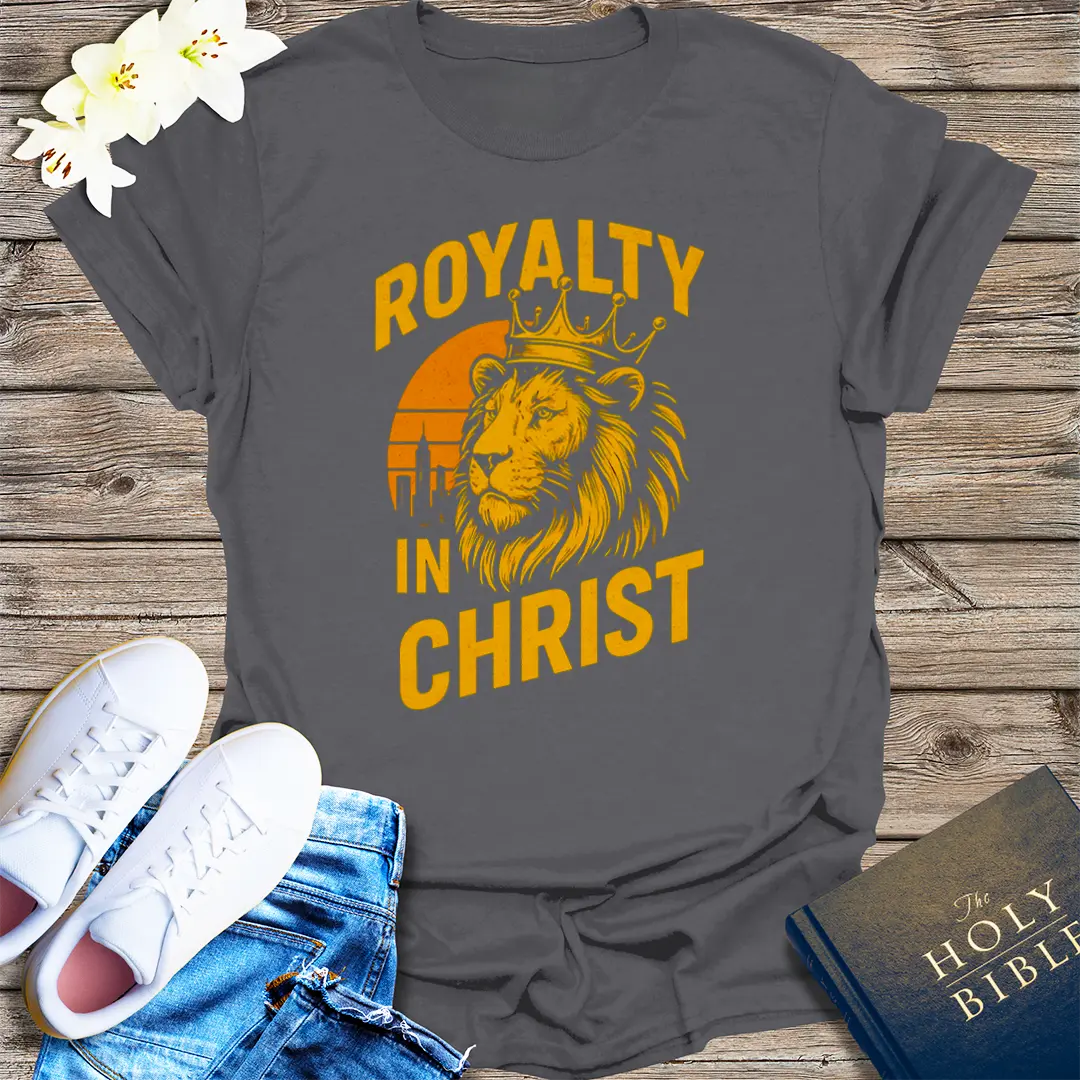 Royalty in Christ T-Shirt - Charcoal