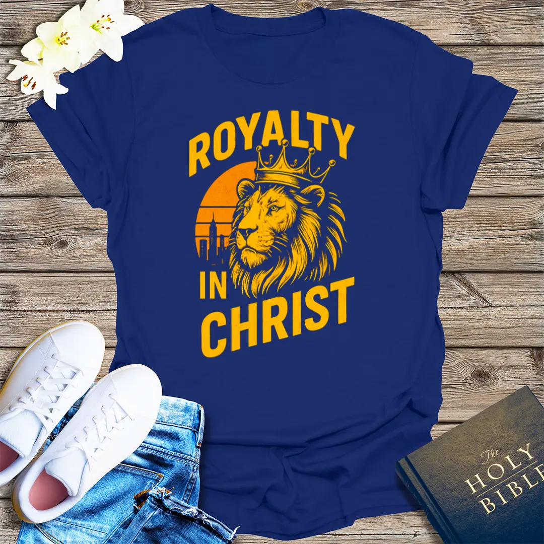 Royalty in Christ T-Shirt - Navy