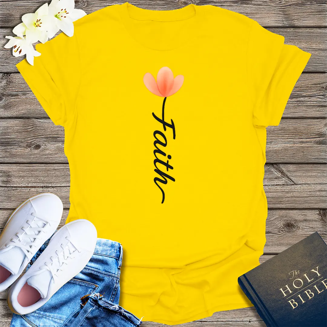 Faith Blossom T-Shirt - Daisy