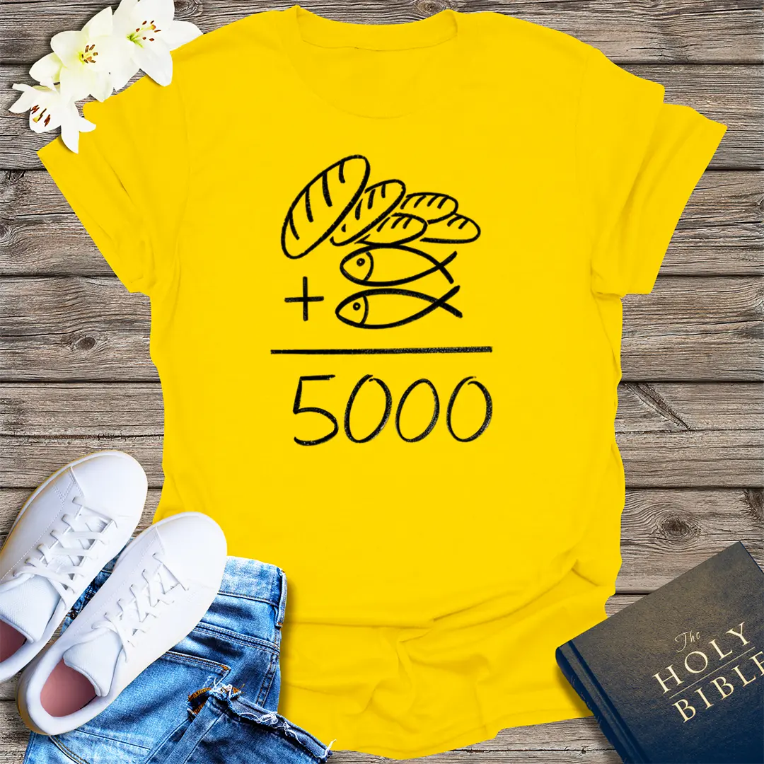 Loaves and Fishes Miracle T-Shirt - Daisy