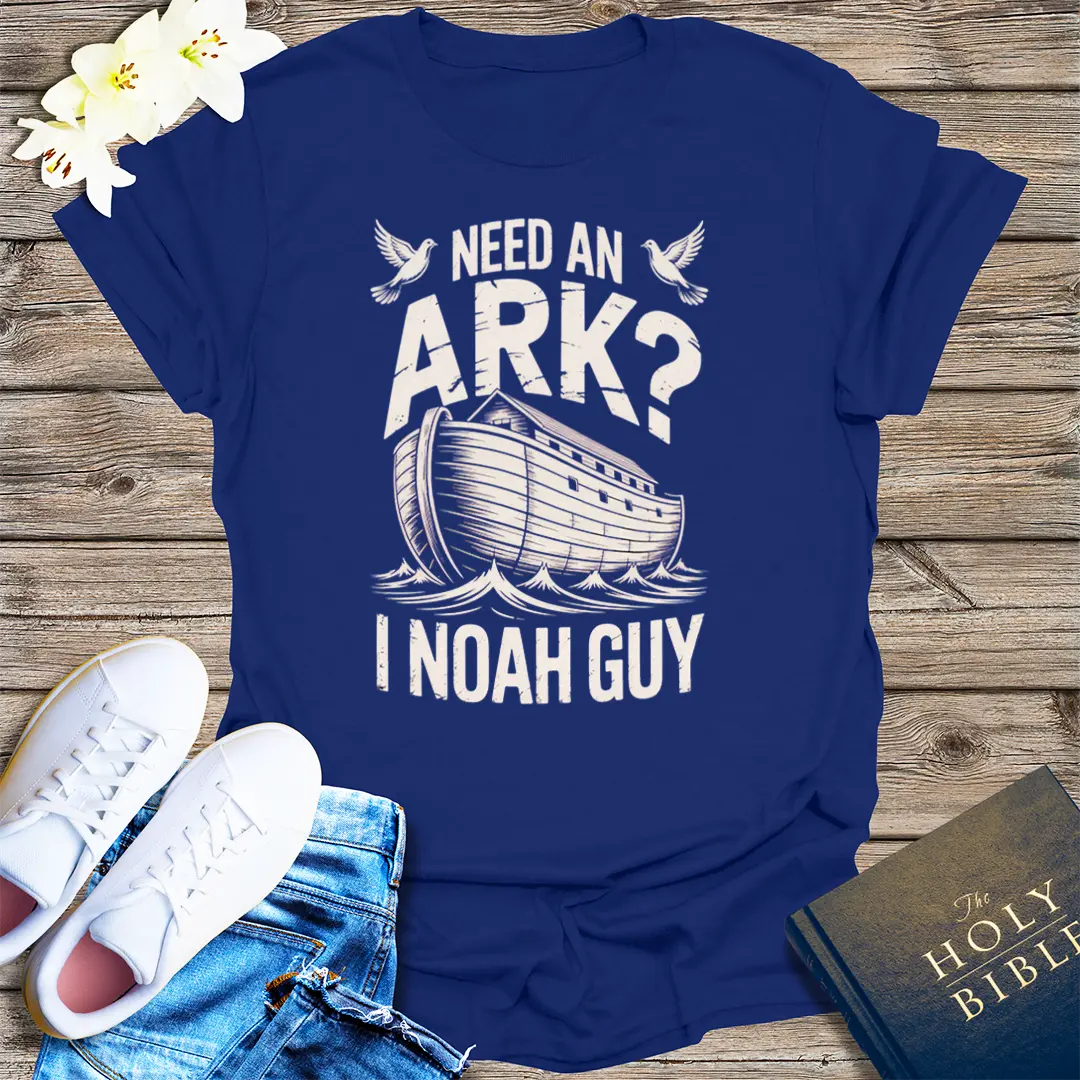 Need an Ark? I Noah Guy T-Shirt - Navy