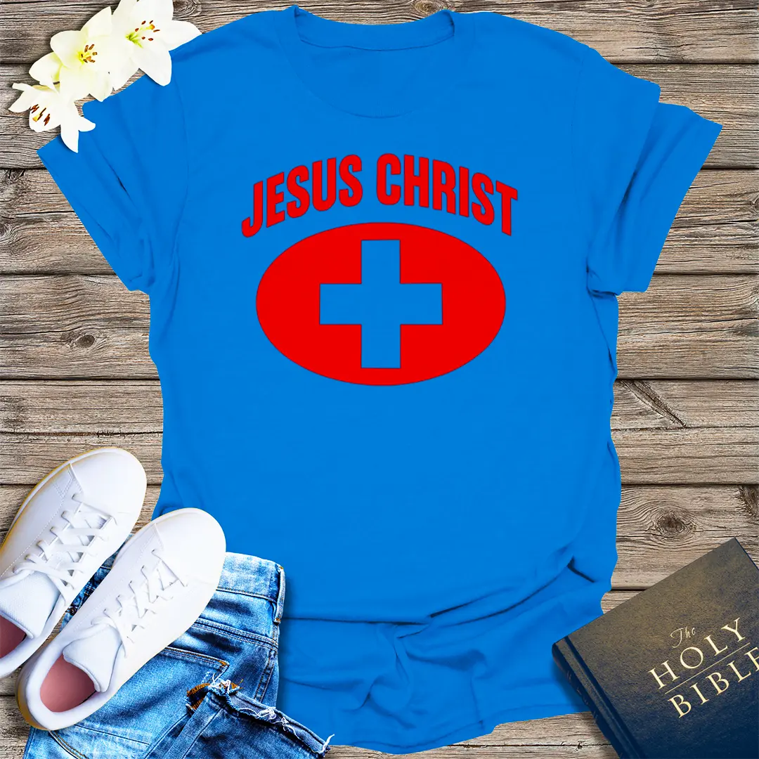 Jesus Christ Heals T-Shirt - Royal