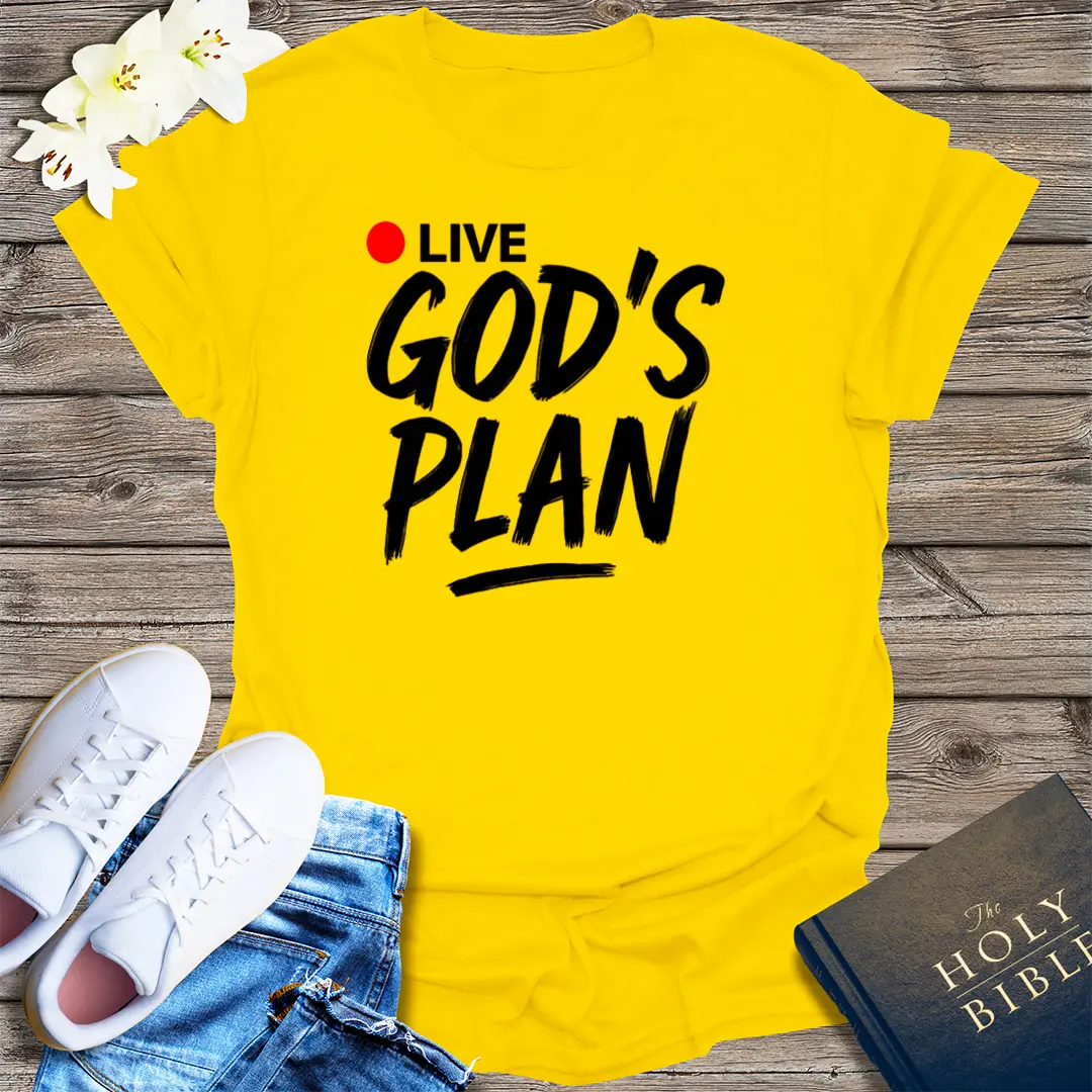 Live God's Plan T-Shirt - Daisy