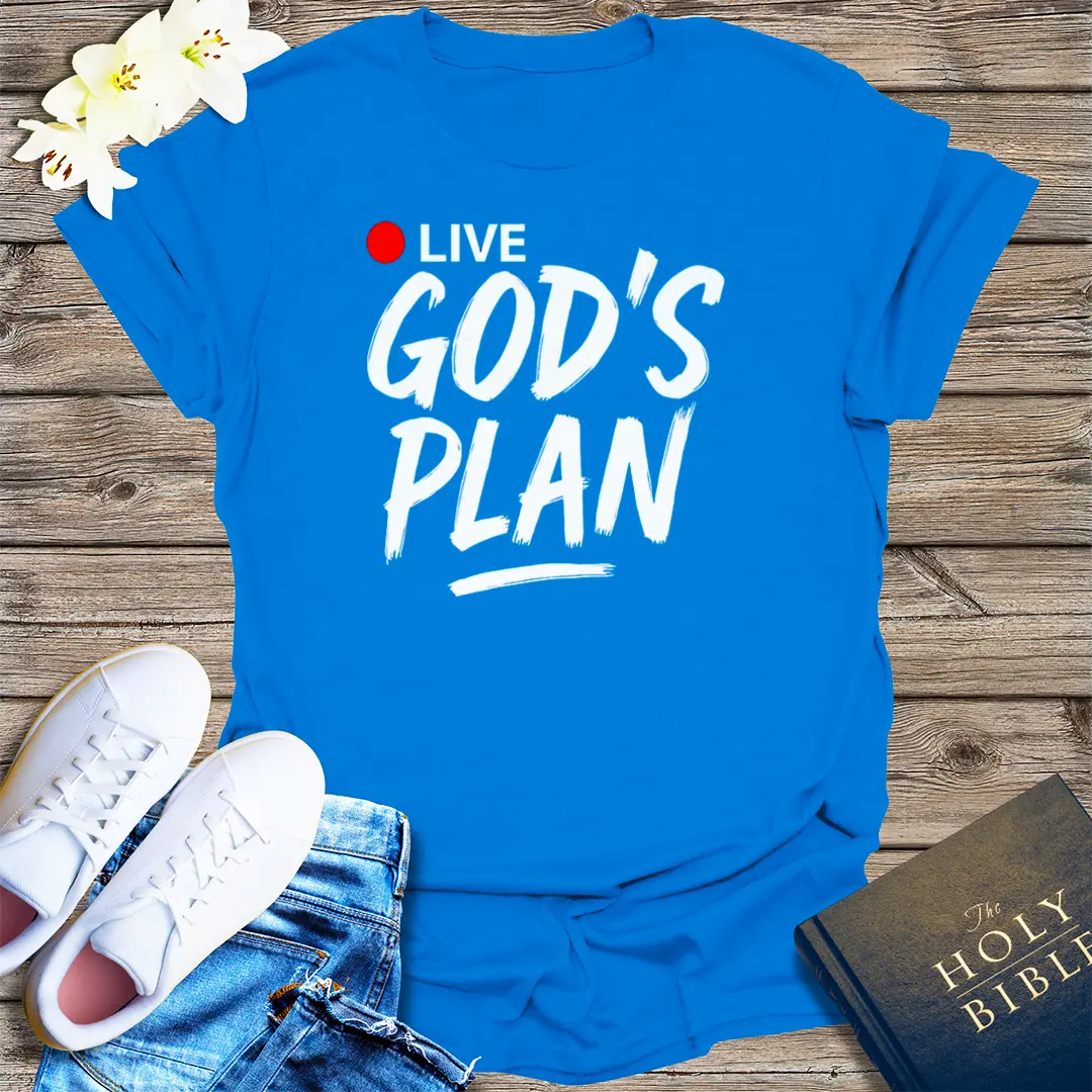 Live God's Plan T-Shirt - Royal