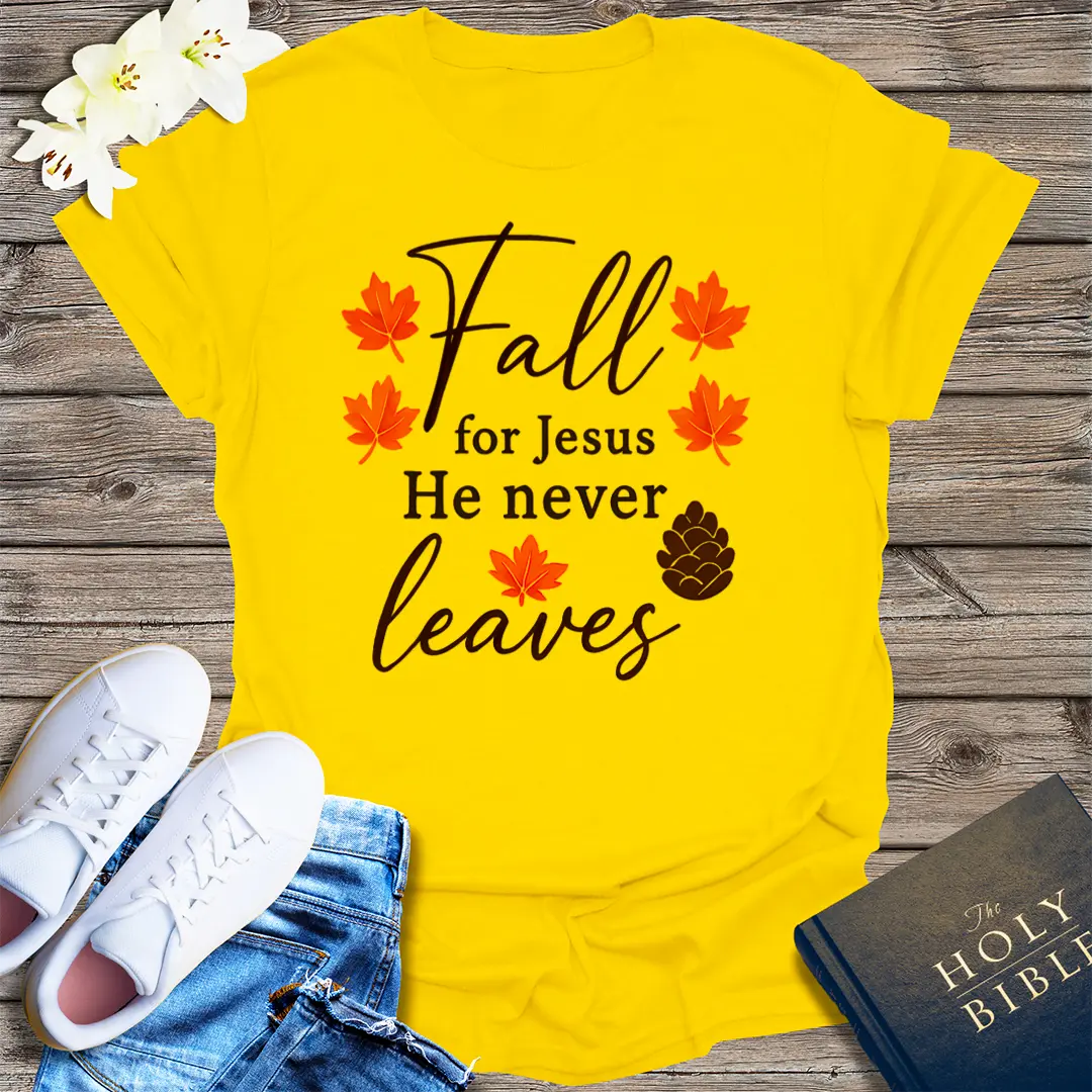 Fall for Jesus T-Shirt - Daisy