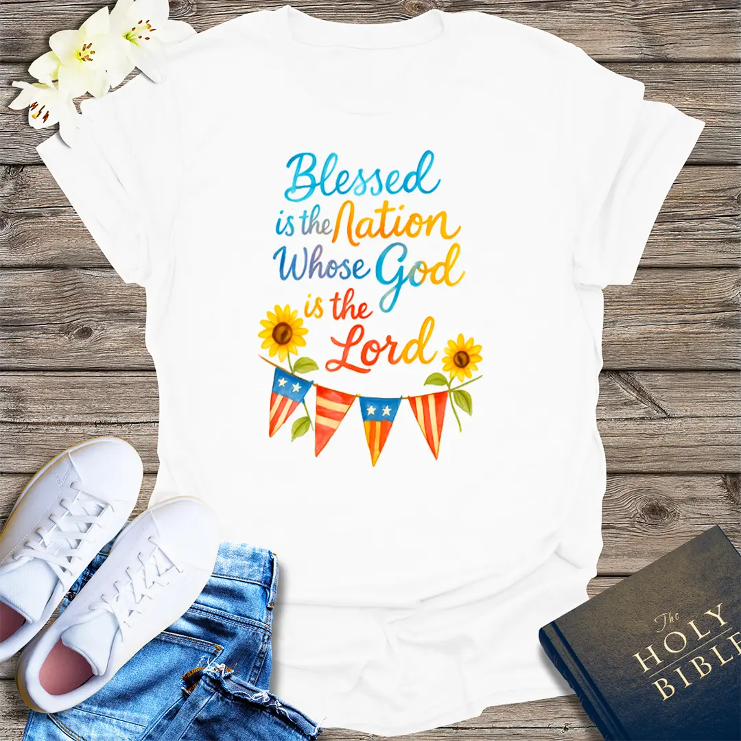 Blessed Nation T-Shirt - White
