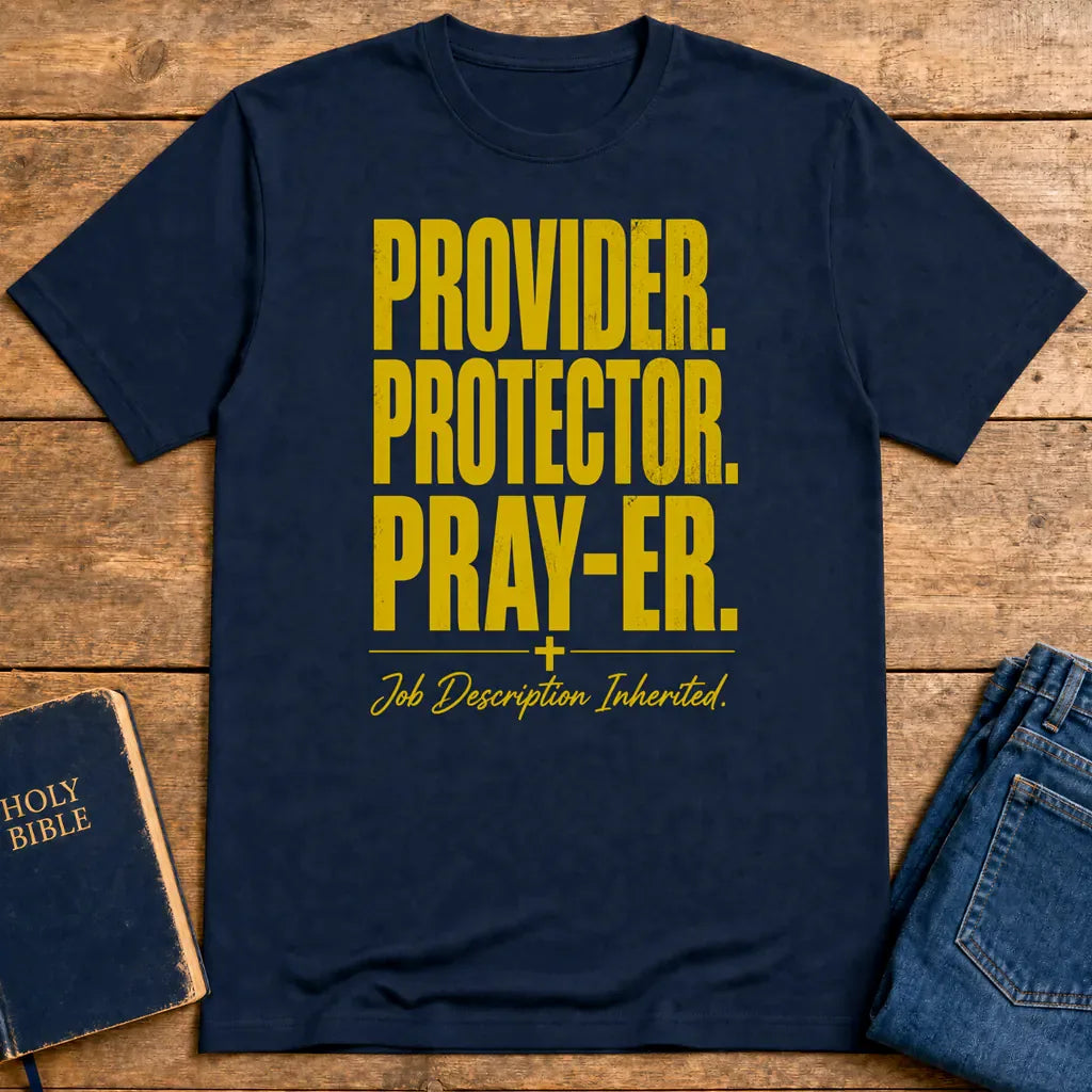 Provider Protector Prayer T-Shirt - Navy