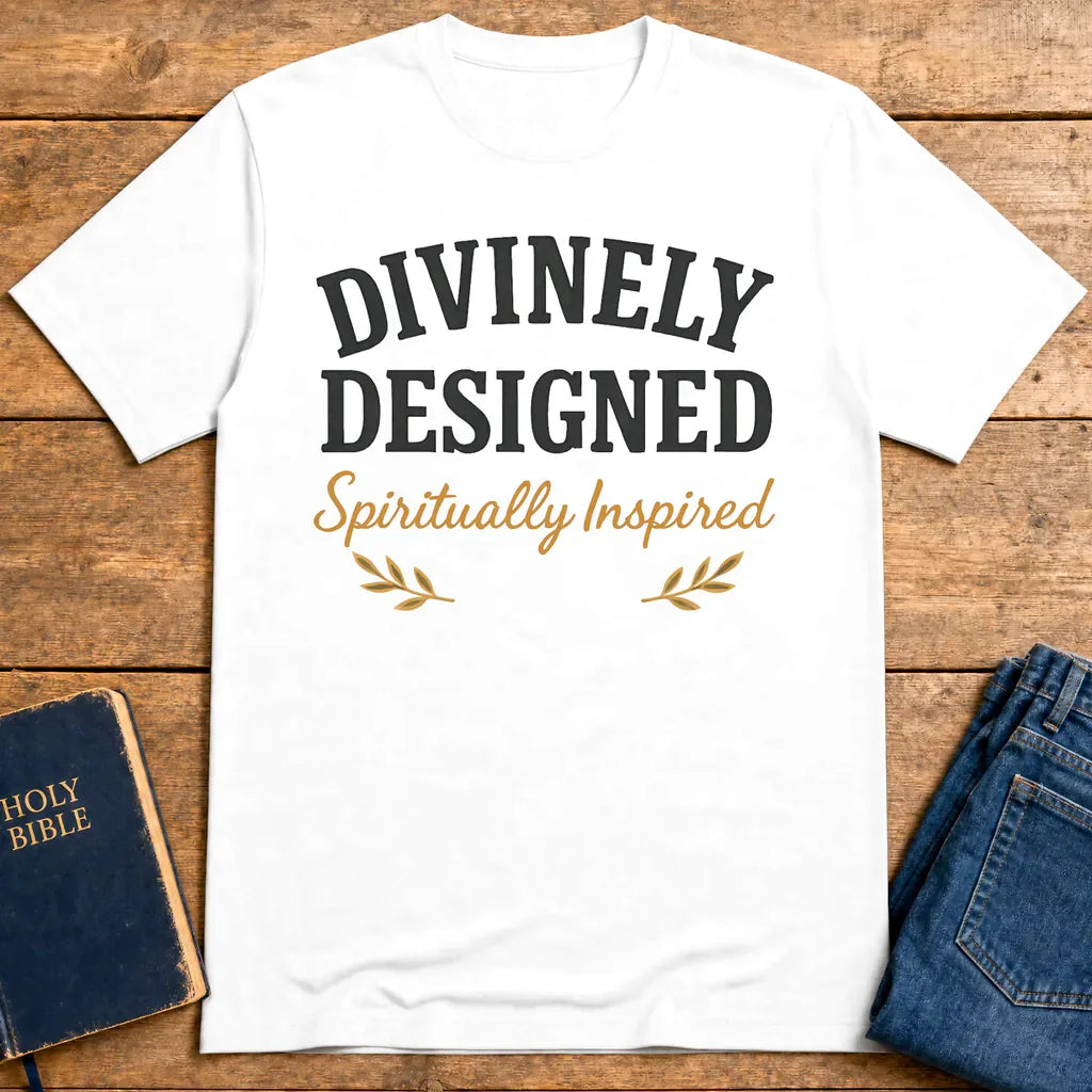 Divinely Designed Inspired T-Shirt - White