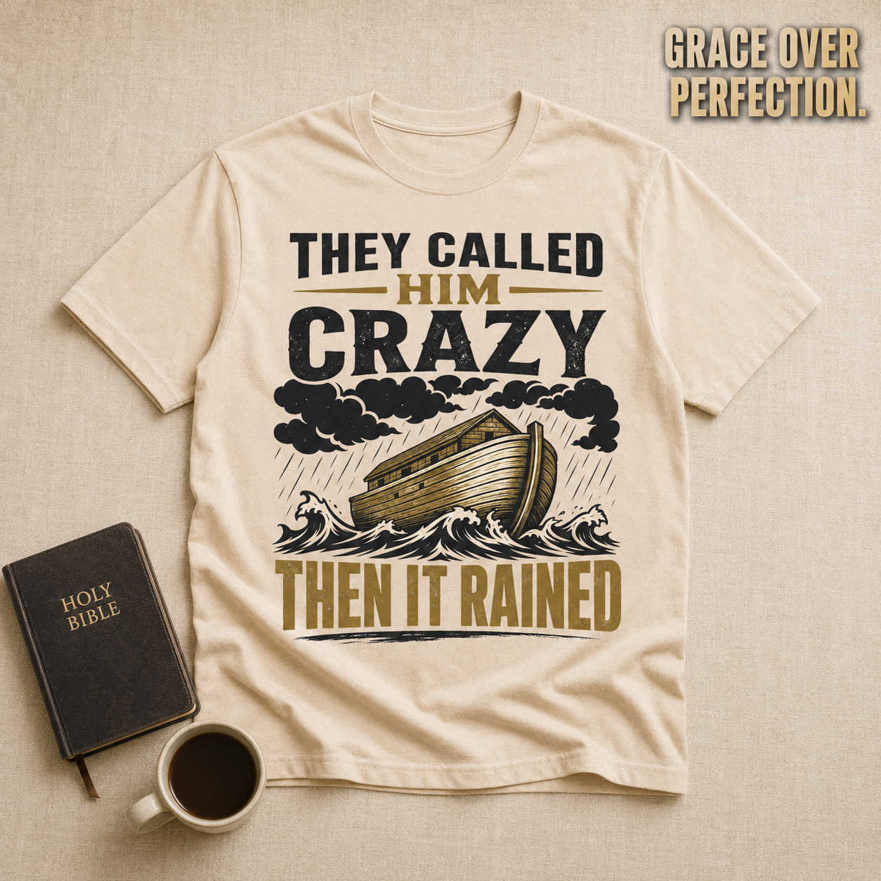 They Called Him Crazy Noah T-Shirt_min_flat