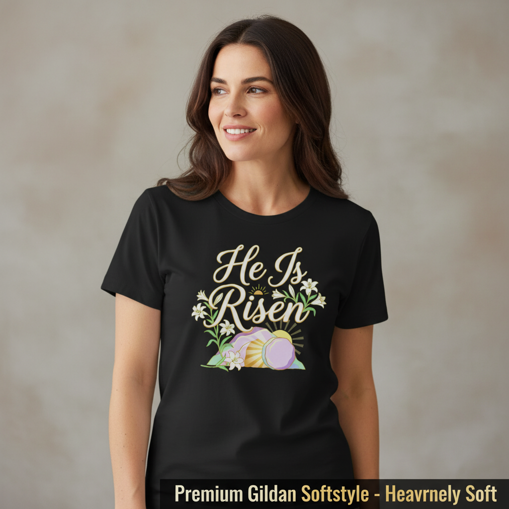 He Is Risen T-Shirt__space