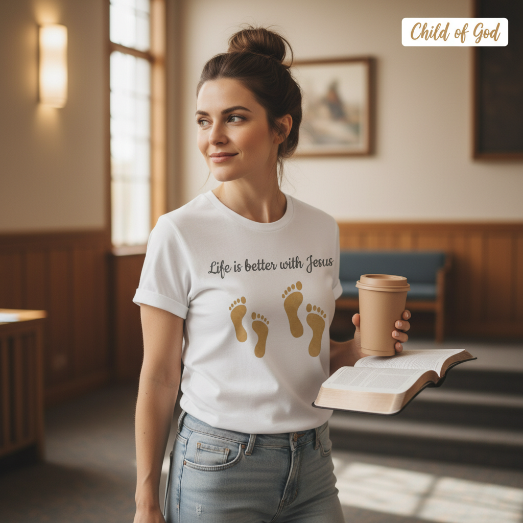 Life Is Better with Jesus T-Shirt__use