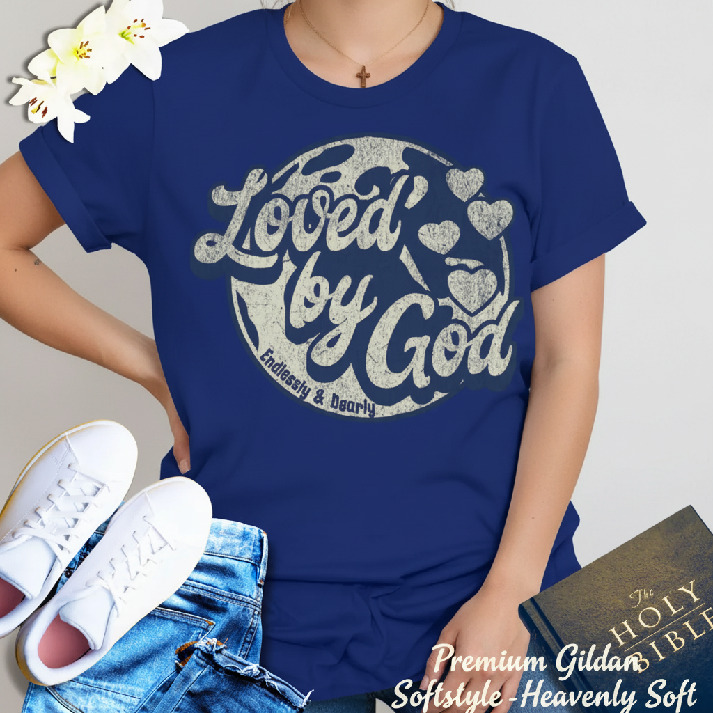 Loved by God T-Shirt__space