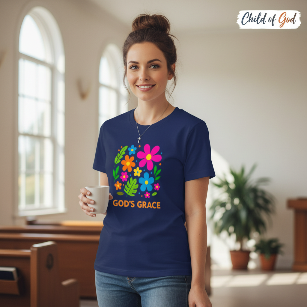 God's Grace Bloom T-Shirt__lifestyle