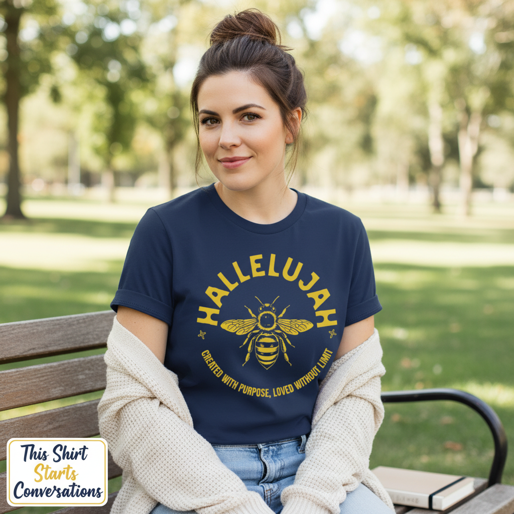Hallelujah Bee Purpose T-Shirt__pair