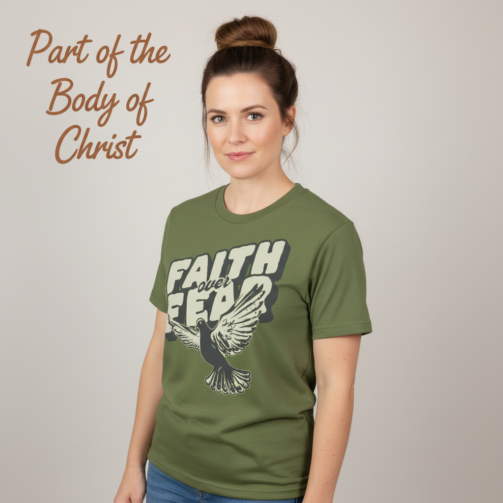 Faith Over Fear Dove T-Shirt__hero