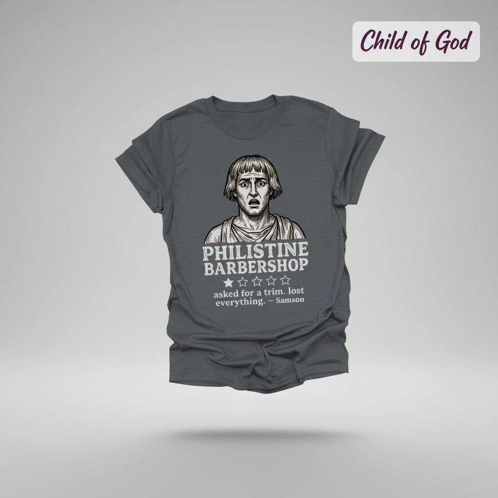 Philistine Barbershop T-Shirt_3d_float