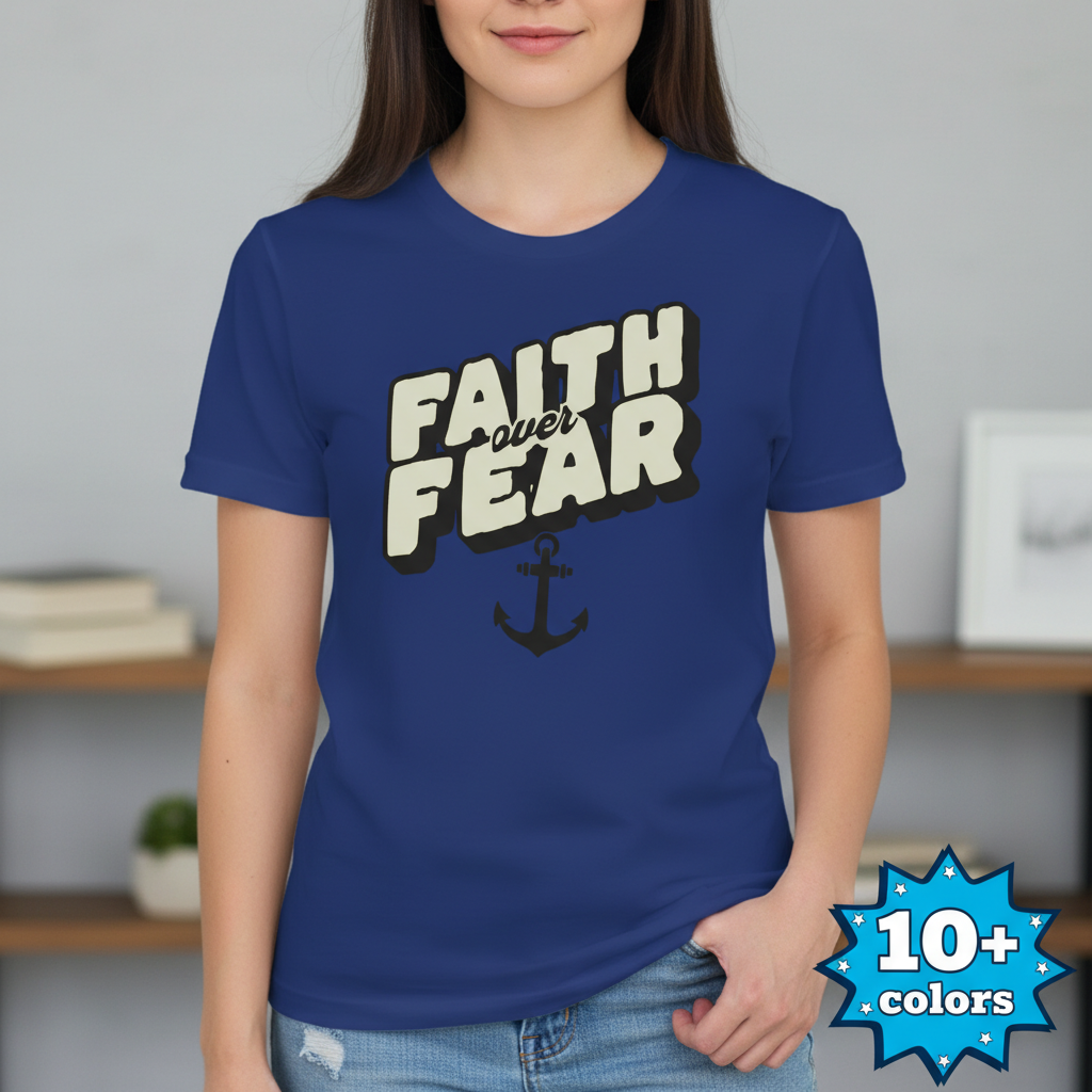 Faith Over Fear T-Shirt_badge