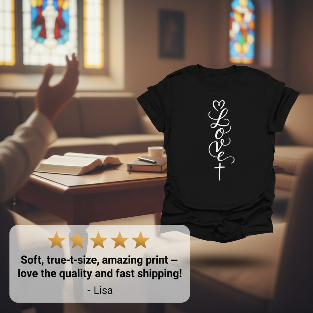 Loved in Christ T-Shirt_review