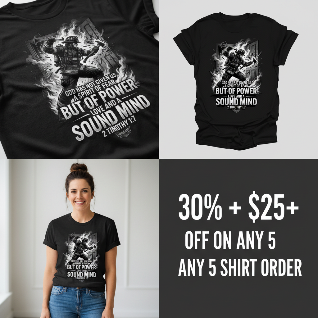 Fearless Firefighter Faith T-Shirt_4_panel