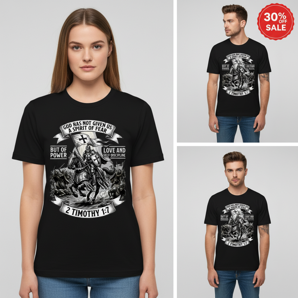 Spirit of Power Warrior T-Shirt_triple_model