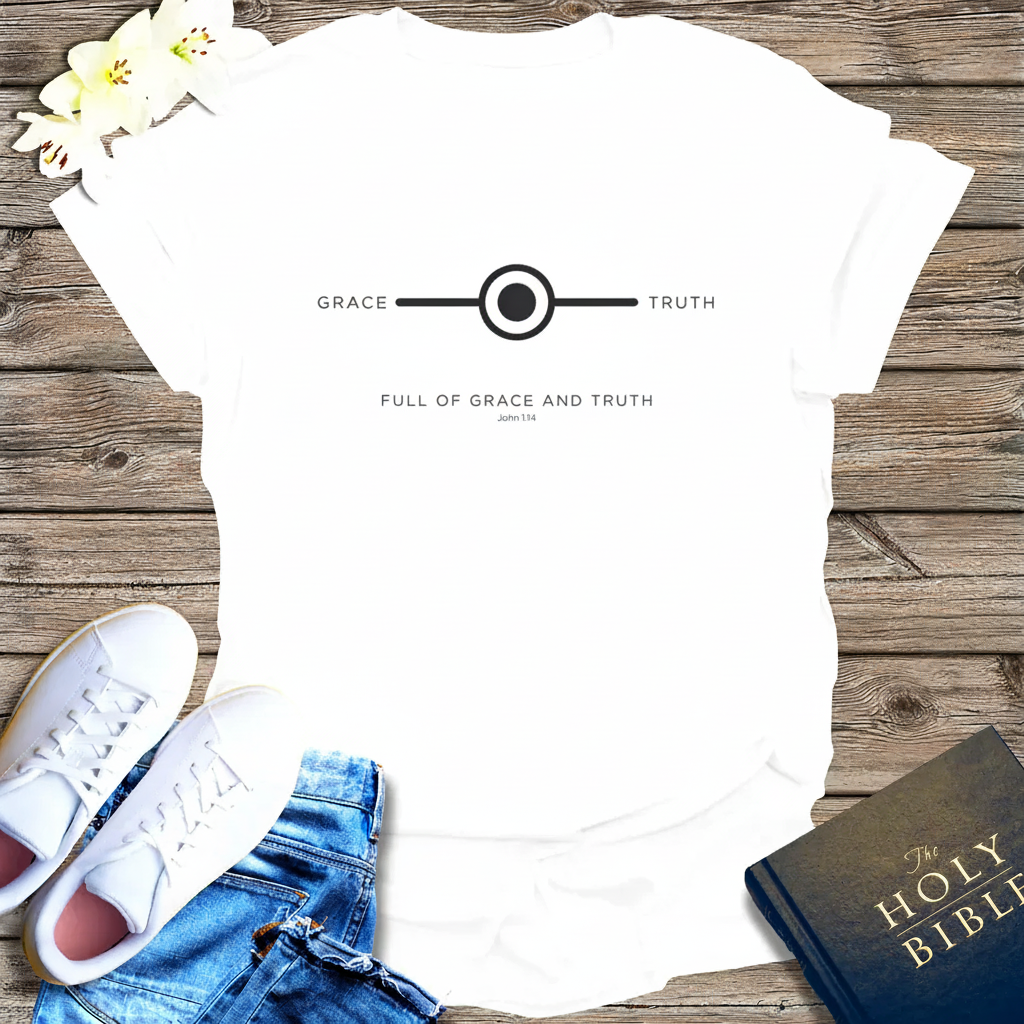 Grace and Truth Balance T-Shirt_triple_model