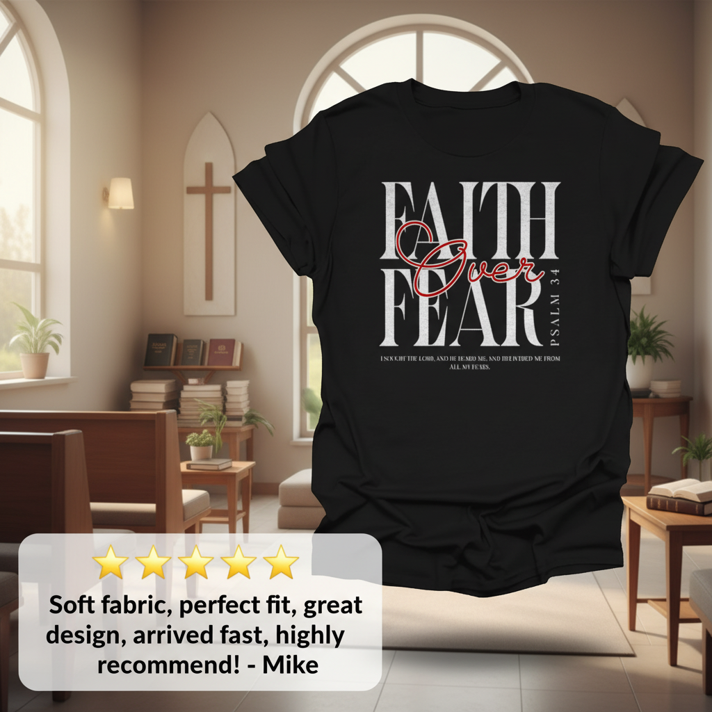 God Is In Control T-Shirt_review_5star