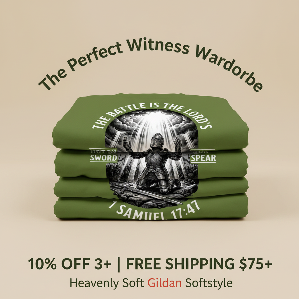 The Battle Is the Lord’s T-Shirt_stacked_promotion