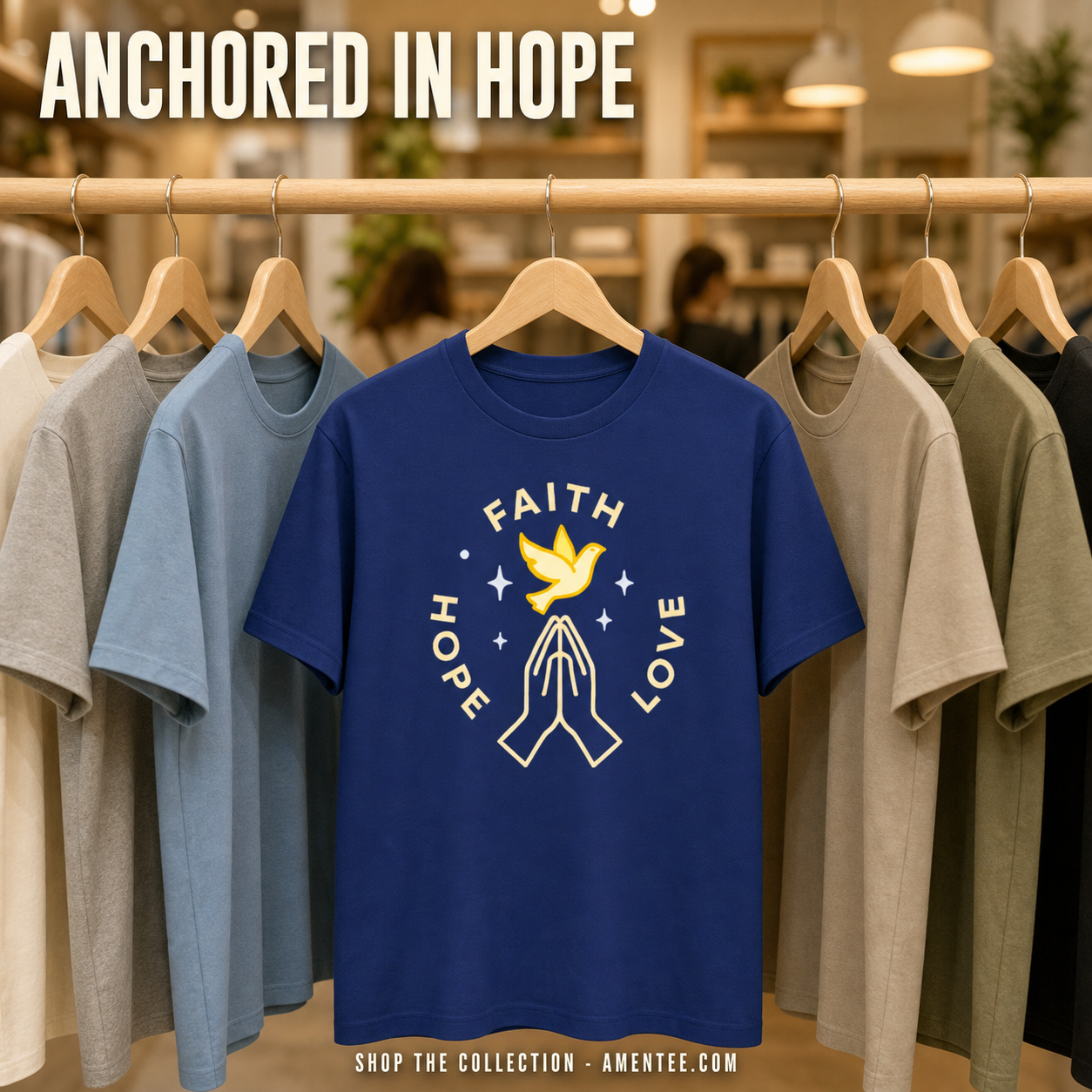 Faith Hope Love T-Shirt_boutique_rack