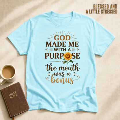 Purpose and Bonus Mouth T-Shirt_min_flat