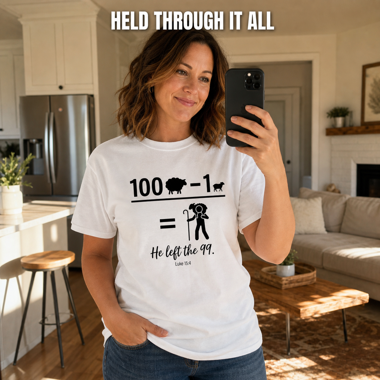He Left the 99 T-Shirt_ugc_mirror