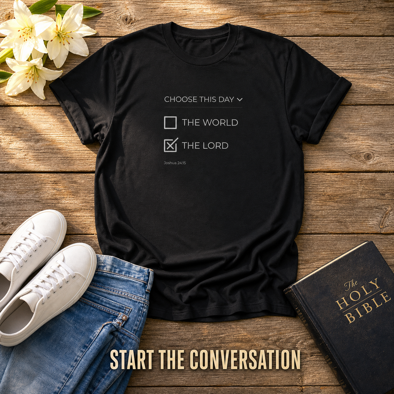 Choose The Lord T-Shirt_style_flat