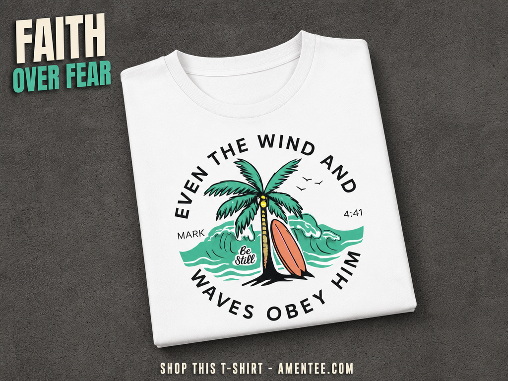 Even the Waves Obey T-Shirt_fold_tilt