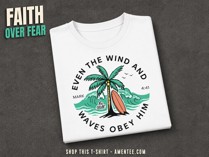 Even the Waves Obey T-Shirt_fold_tilt