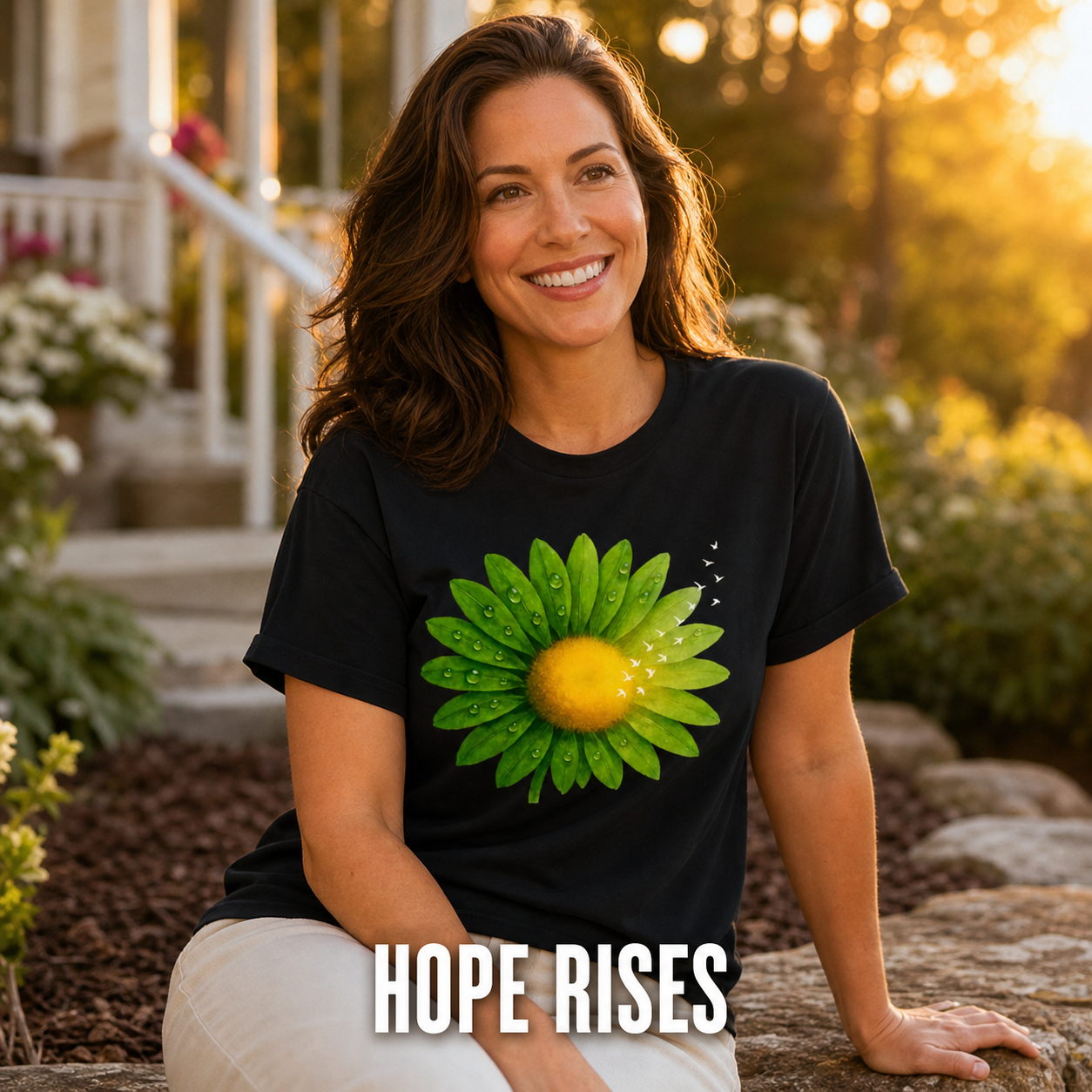 Bloom and Soar T-Shirt_ls_golden