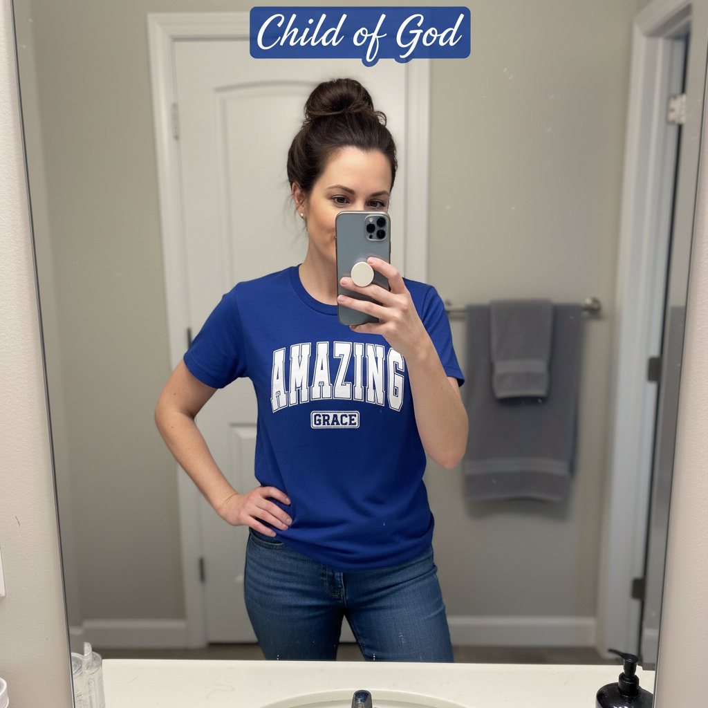 Amazing Grace T-Shirt_mirror_selfie