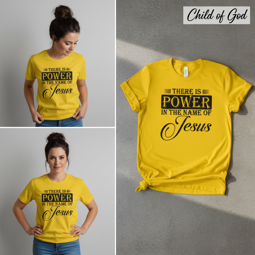 Power in the Name T-Shirt_3_panel