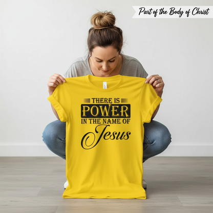 Power in the Name T-Shirt_dangle