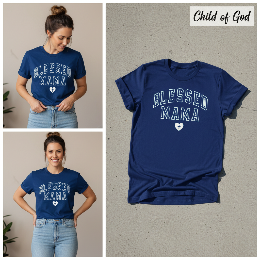 Blessed Mama T-Shirt_3_panel