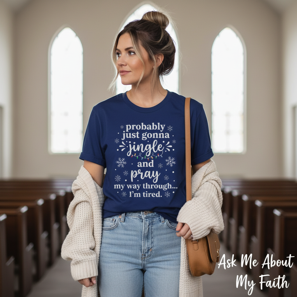 Jingle and Pray T-Shirt__pair