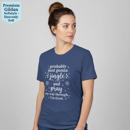 Jingle and Pray T-Shirt__benefit