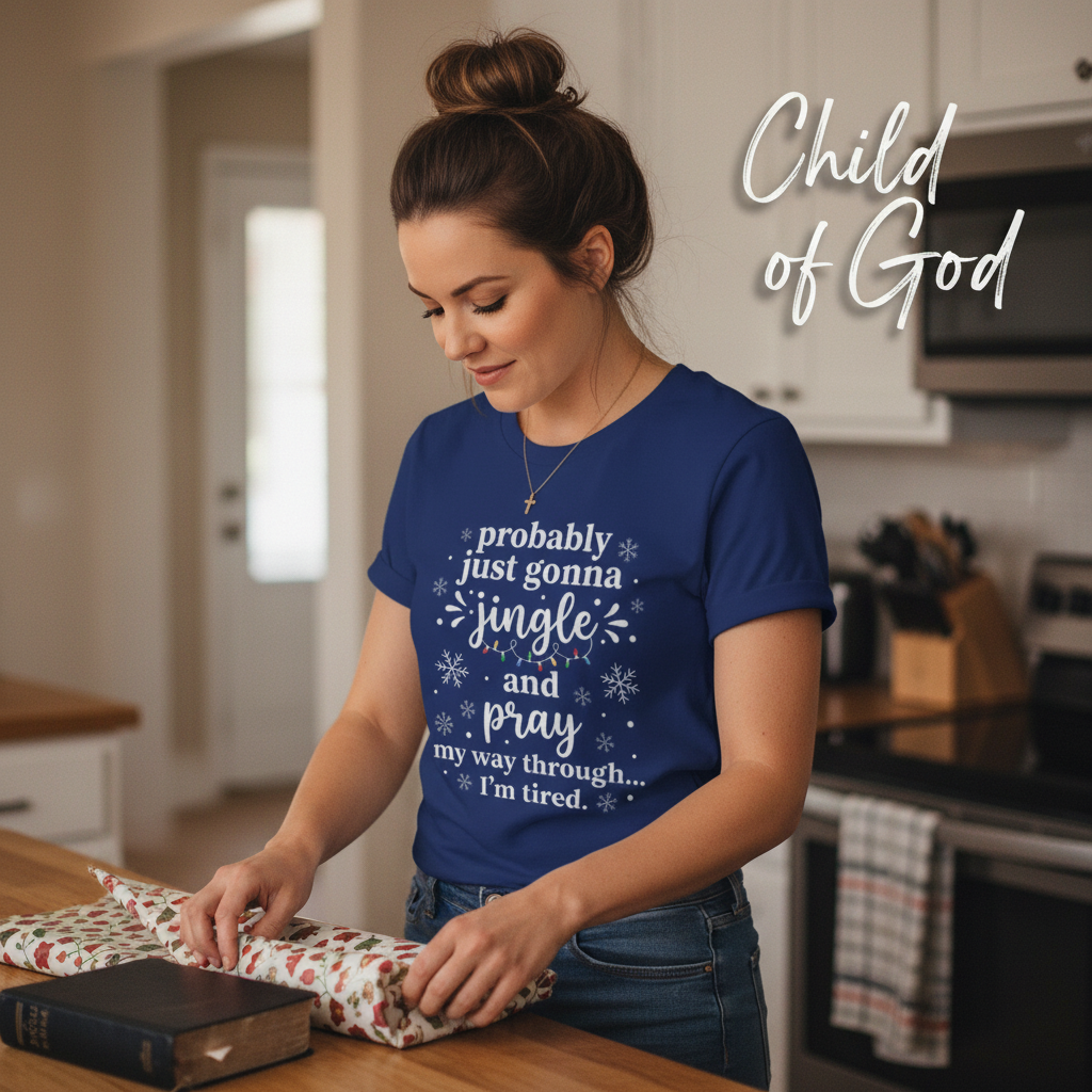 Jingle and Pray T-Shirt__use