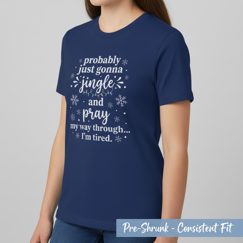 Jingle and Pray T-Shirt__space