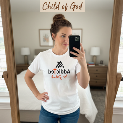 Addicted to Jesus T-Shirt_mirror_selfie
